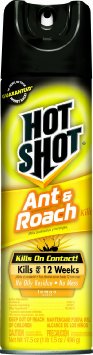 Hot Shot Roach & Ant Killer LEMON SCENT-17.5oz/12pk