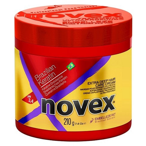 Novex Brazilian Keratin Hair Mask 210g - 7.4oz/12pk