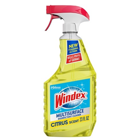 Windex Citrus Multi-Surface Disinfectant Cleaner - 23oz/8pk