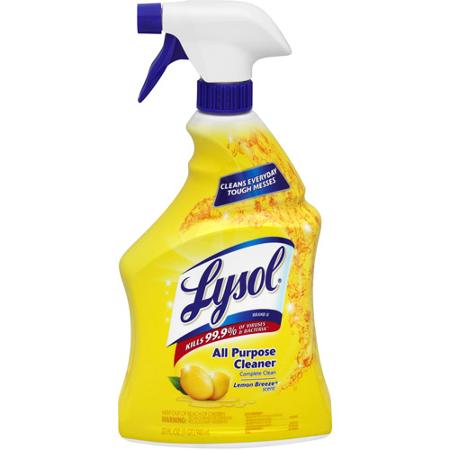 LYSOL All Purpose Cleaners-TRIGGER Lemon - 32oz/12pk