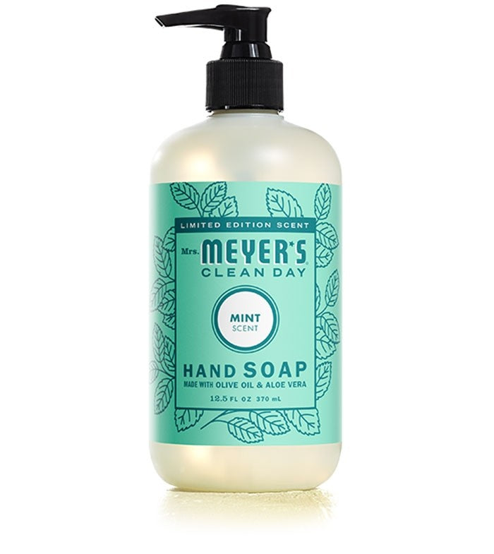 Mrs. Meyers's Liquid Hand Soap Mint - 12.5oz/6pk