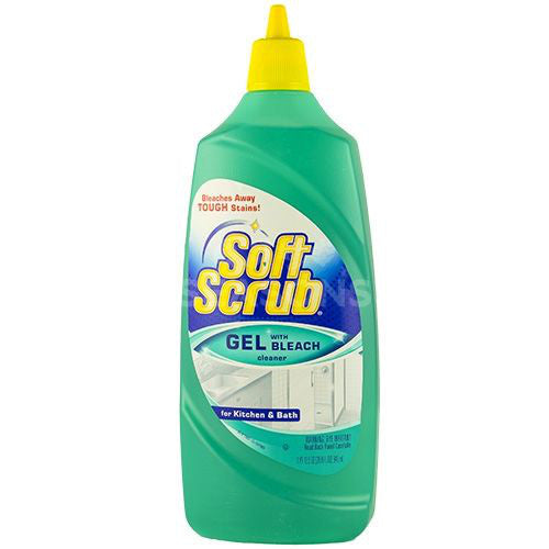 SOFT SCRUB GEL w/Bleach - 28.6oz/6pk