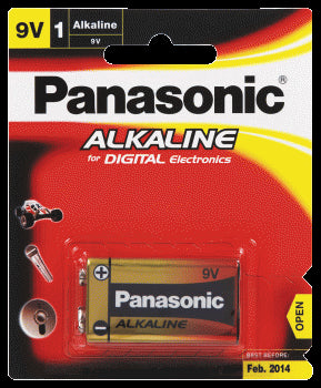 Panasonic Batteries "9V/1" - 48pk