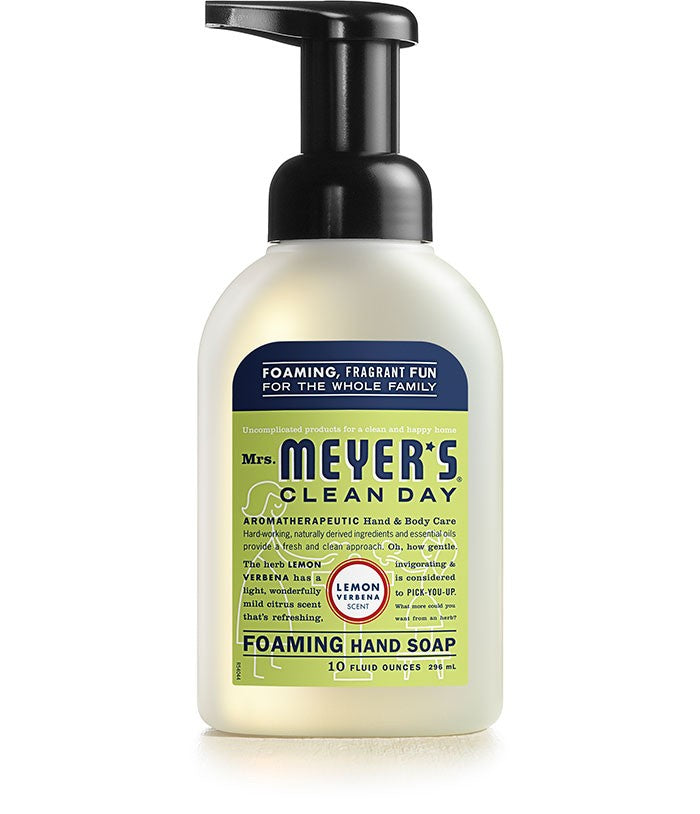 Mrs. Meyer's FOAMING HandSoap LemonVerb - 10oz/6pk