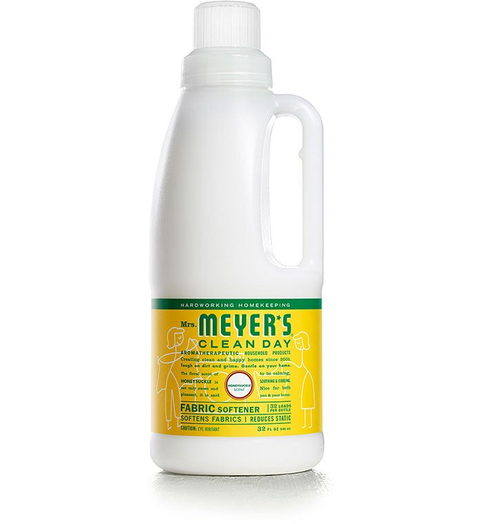 Mrs. Meyers Softener Honeysuckle - 32oz/6pk
