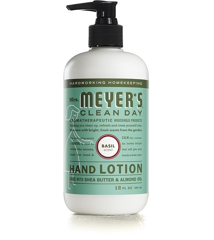 Mrs. Meyer's HAND LOTION BASIL - 12oz/6pk