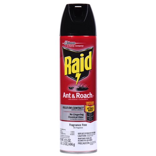 RAID Ant & Roach AERO Fragrance Free Twin Pack - 17.5oz/12pk