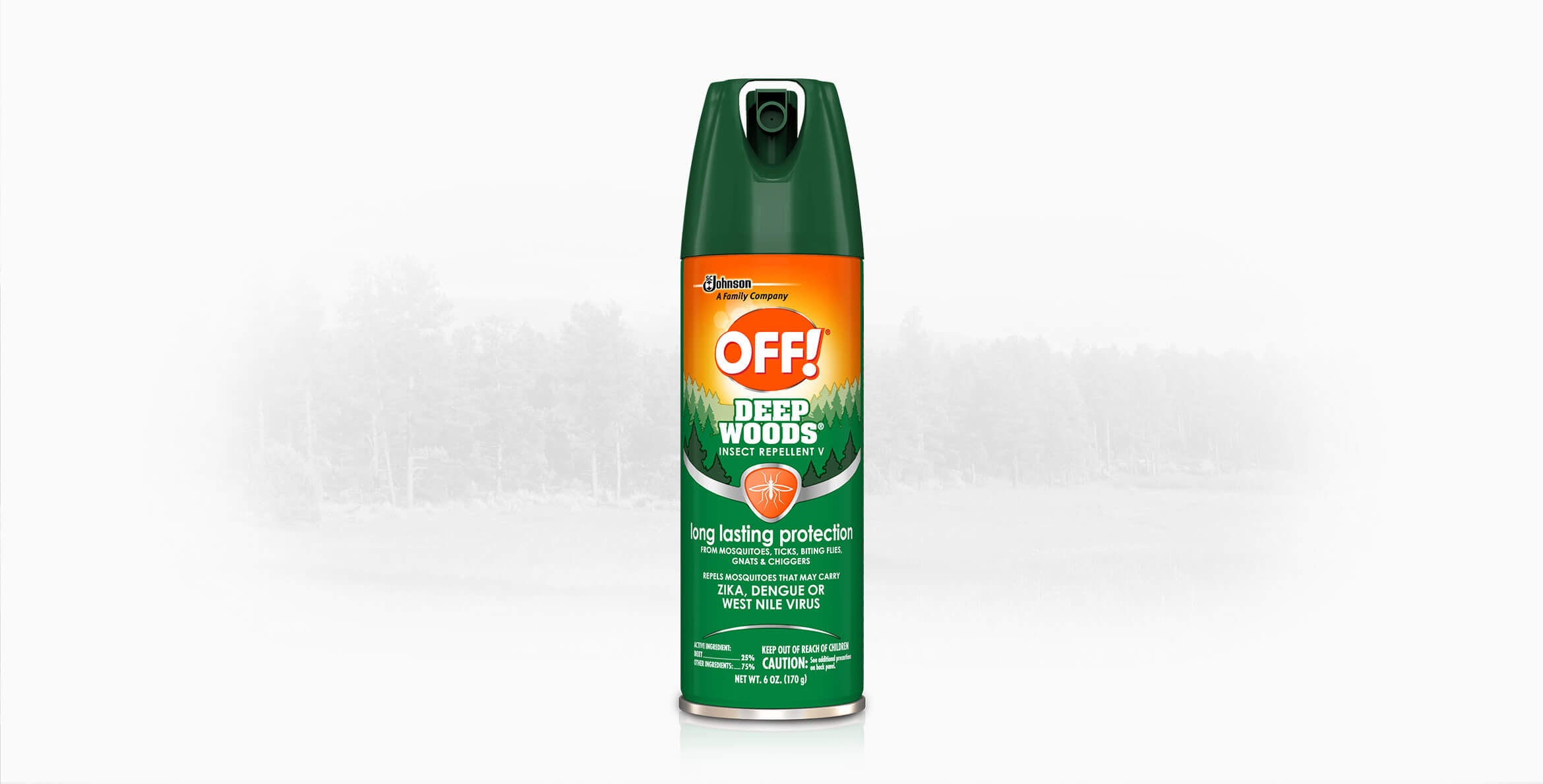 Off! DEEP WOODS Active Aerosol  - 6oz/12pk