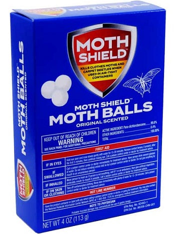 Moth Shield Moth Balls ORIGINAL - 4oz/24pk