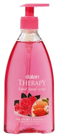 Dalan Liq. Wild Rose & Almond Oil h/soap -  13.5oz/24pk