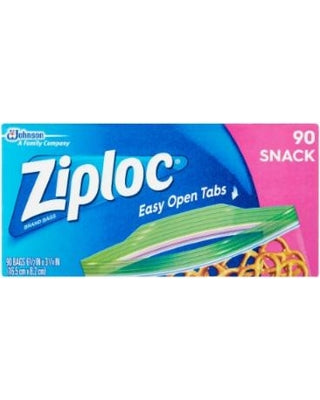 ZIPLOC@Snack Bag  - 90ct/12pk