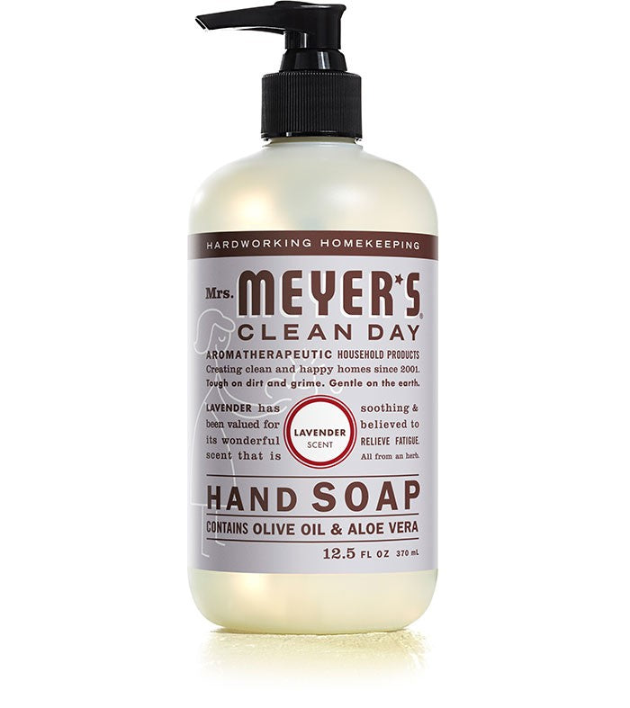 Mrs. Meyer's Liq. Soap Lavender - 12.5oz/6pk