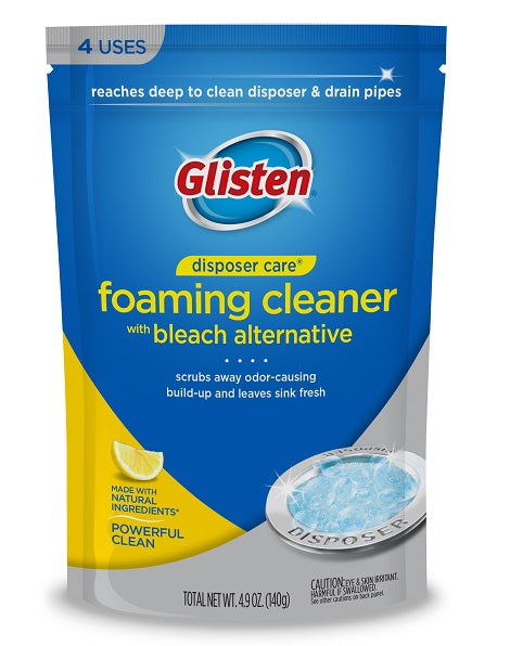 Glisten Disposer Care Foaming Cleaner 4 Uses - 4.9oz/6pk