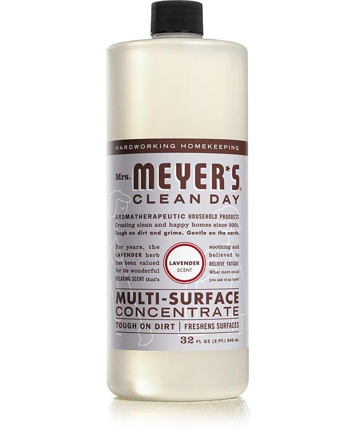 Mrs. Meyers MultiSurface Conc. Lavender - 32oz/6pk