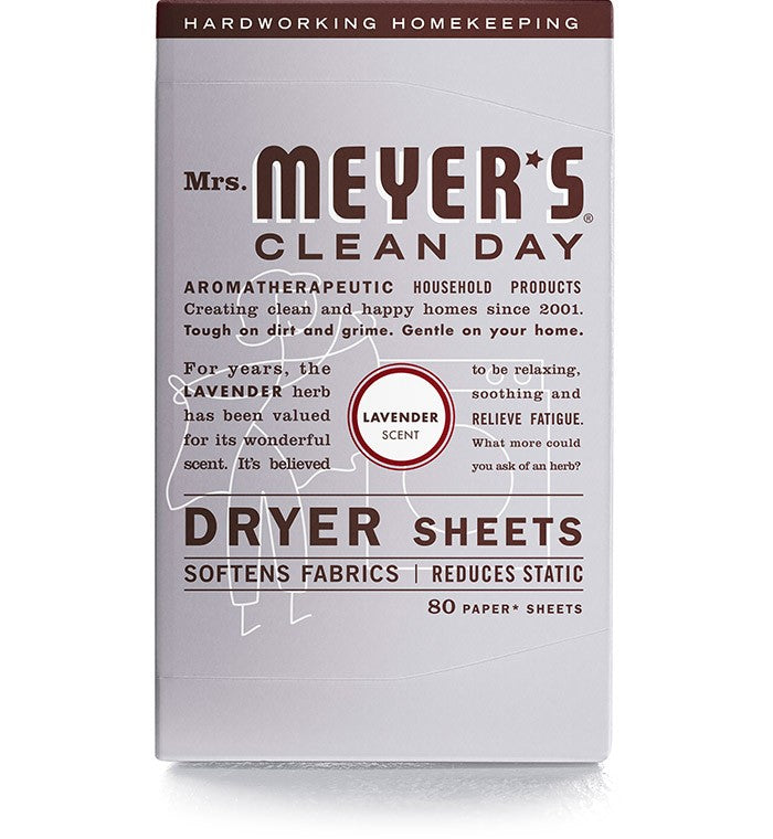 Mrs. Meyer's Dry Sheets Lavender - 80ct/12pk