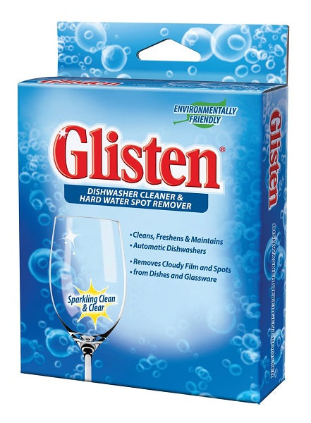 Glisten Dishwasher Cleaner & Hardwater Spot Remover - 4oz/12pk