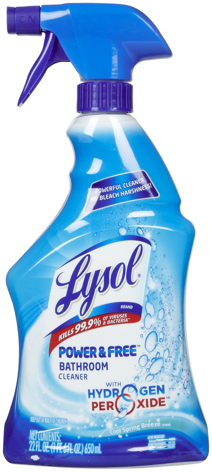 LYSOL@Power&Free Bathroom Cleaners Fresh - 22oz/12pk