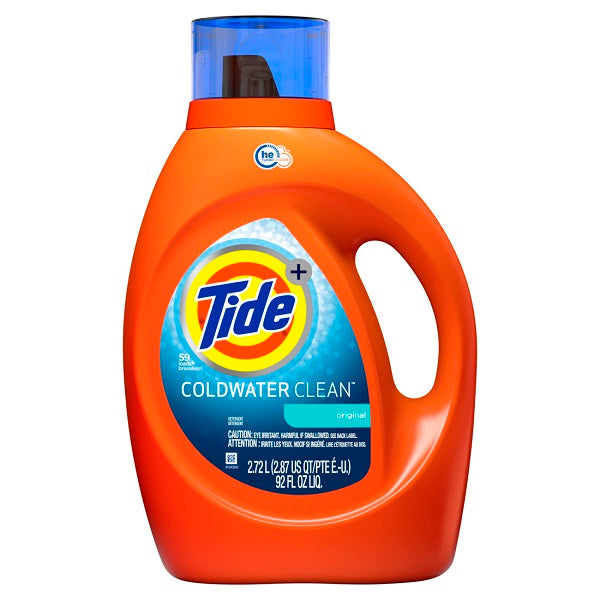 Tide Liq. 2X HE Coldwater Clean Fresh Turbo Clean 59 Loads - 92oz/4pk