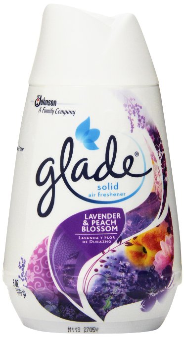 GLADE@Solid Air Freshner Lavender & Peach - 6oz/12pk