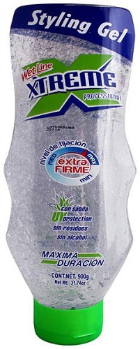 Xtreme Hair Gel Wet-Line  Squeeze Clear - 31.7oz/12pk