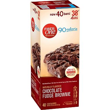 Fiber One Bars Chocolate Fudge Brownie - 0.89oz/40pk