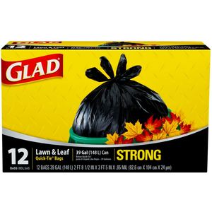 Glad Lawn Quick-Tie 39 Gallon - 12ct/12pk