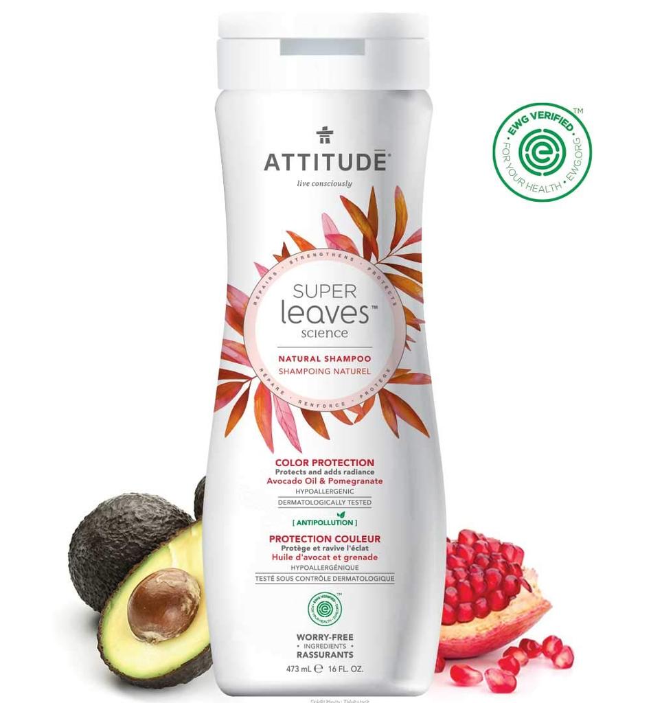 Attitude Super Leaves Shampoo Color Protection (473ml) 16oz/6pk