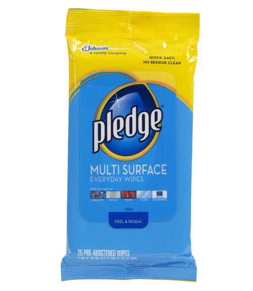 Pledge Multi-Surfaces Wipes 25ct/12pk