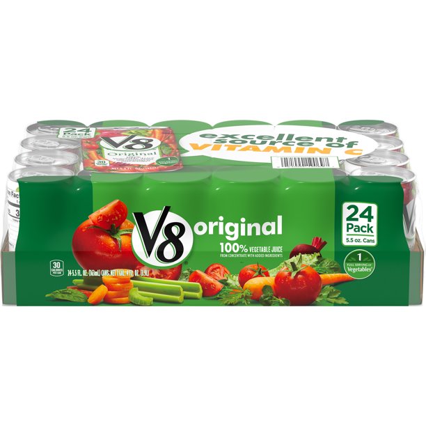 V8 Original 100% Vegetable Juice Cans - 5.5oz/24pk