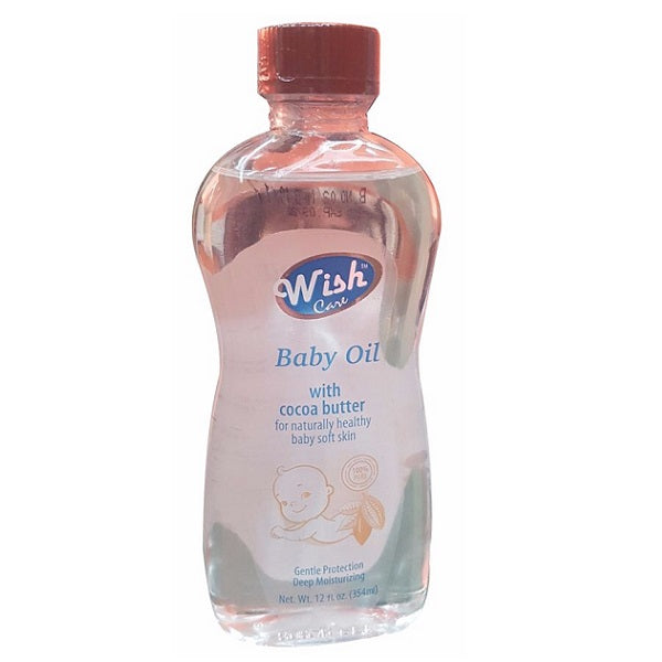 Wish Baby Oil Cocoa Butter  - 7oz/24pk