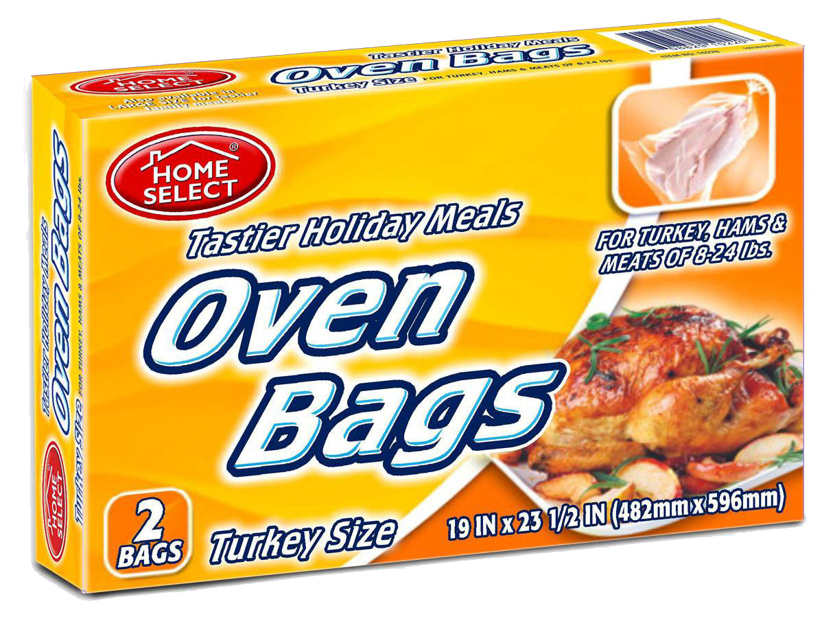 Home Select Oven Bags Turkey Size - 2ct/24pk