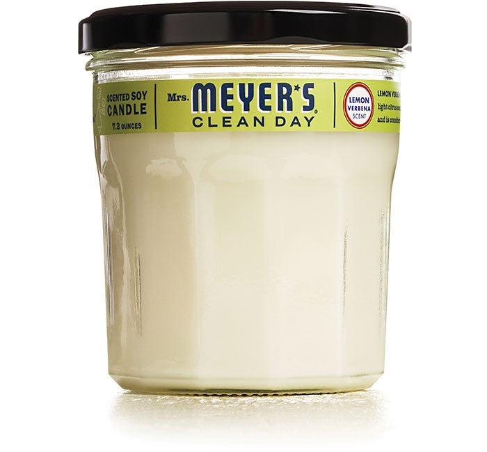 Mrs. Meyer's CANDLE SOY LemVerb - 7.2oz/6pk