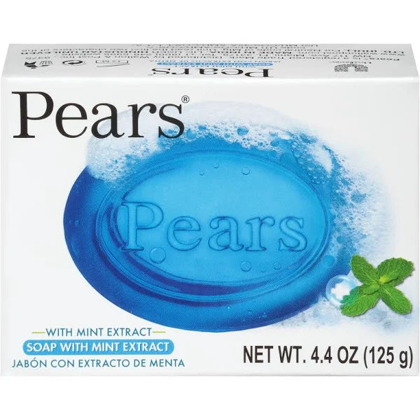 Pears Transparent Soap Mint Extract 3 PACK- 4.4oz/16pk