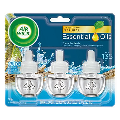 Air Wick Scented Oil Triple Refill Turquoise Oasis - 3ct x 0.67/6pk