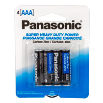 Panasonic Batteries "AAA" - 4pc/48pk