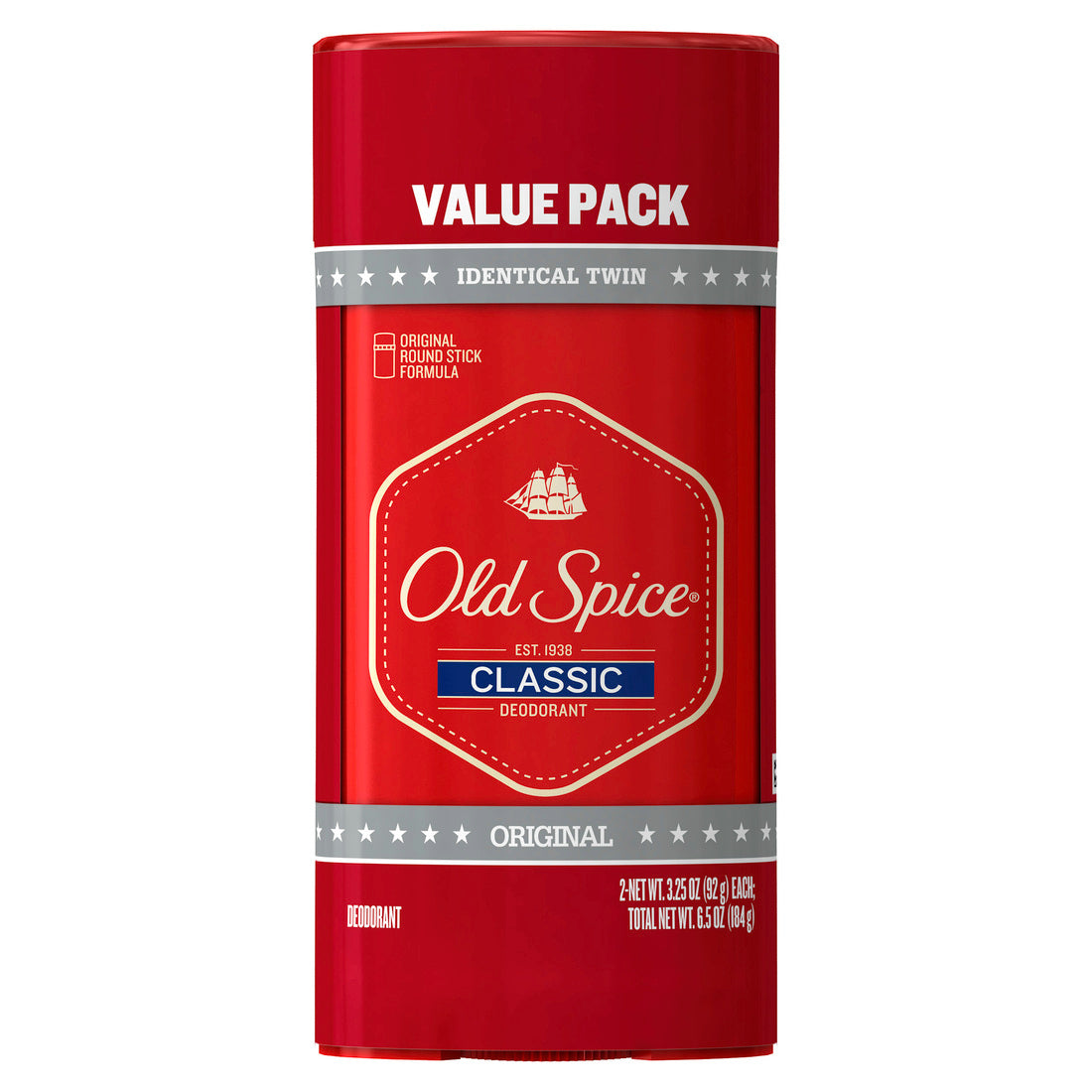 Old Spice Classic Original Deodorant Twin Pack - 3.25oz/6pk