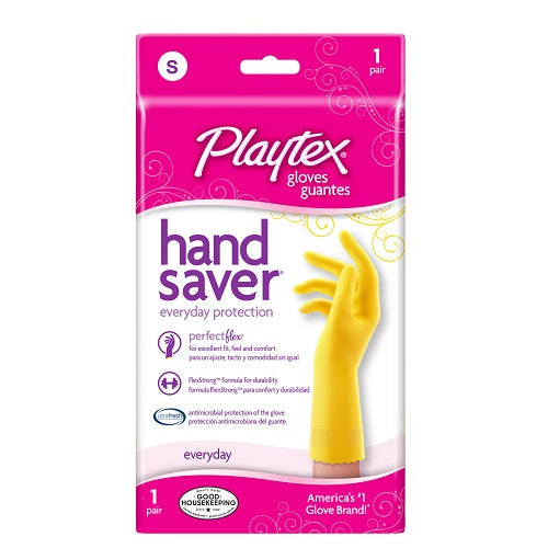 Playtex Handsaver Flex Strong Glove Yellow Small - 1ct/12pk