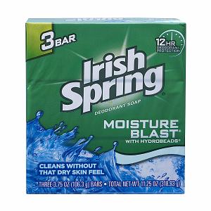 Irish Spring Moisture Blast - 3.7oz/3bar/18pk