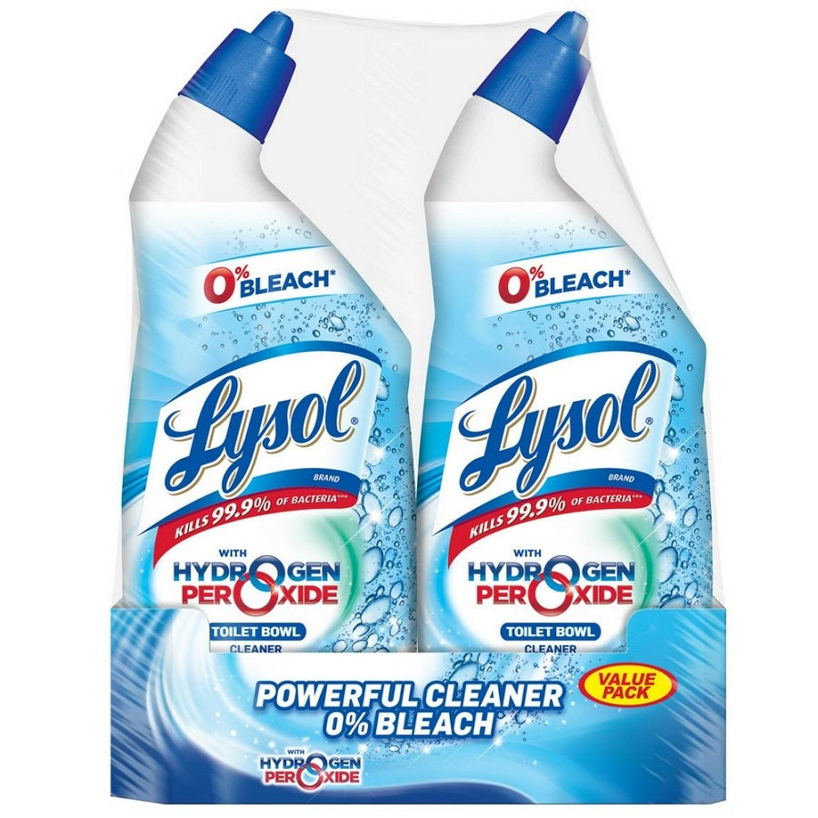 Lysol TOILET BOWL Cleaner POWER & FREE Twin Pack  - 2x24oz/4pk