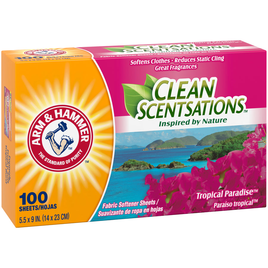 Arm & Hammer Dryer Sheet Tropical Paradise -100ct/6pk