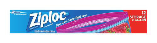 ZIPLOC Storage BAG 2 GALLON - 12ct/9pk