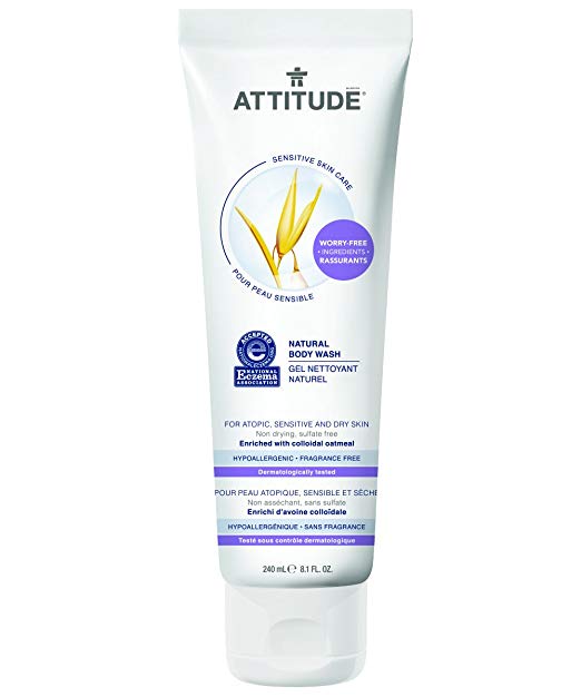 Attitude Sensitive Skin Body Wash - 8.1/6pk