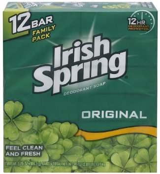 Irish Spring Original Scent  - 12bar/6pk