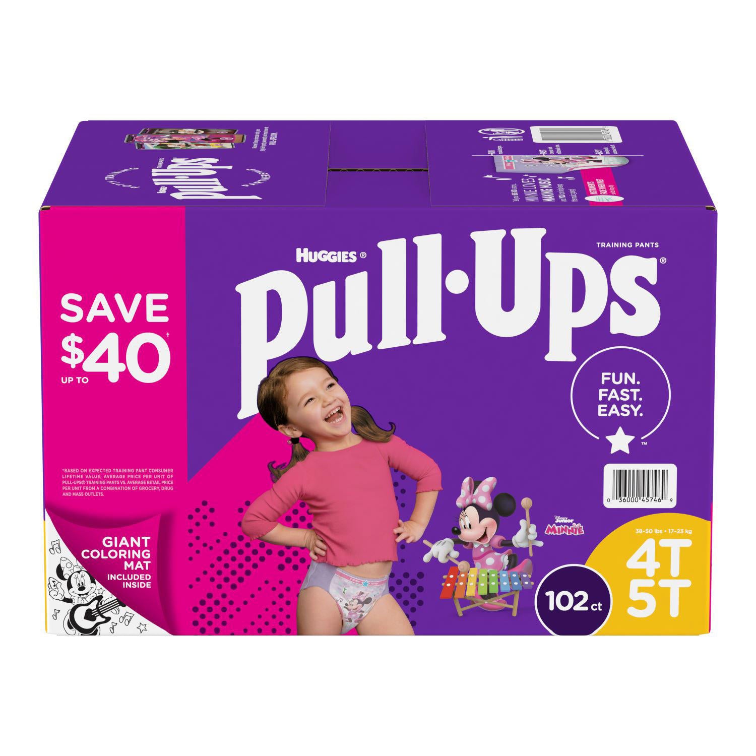 Huggies Pull-Ups Training Pants for Girls 4T-5T - 102ct/1pk