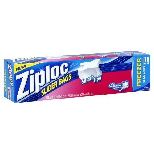 ZIPLOC@Slider Gallon Freezer Bag - 10ct/12pk