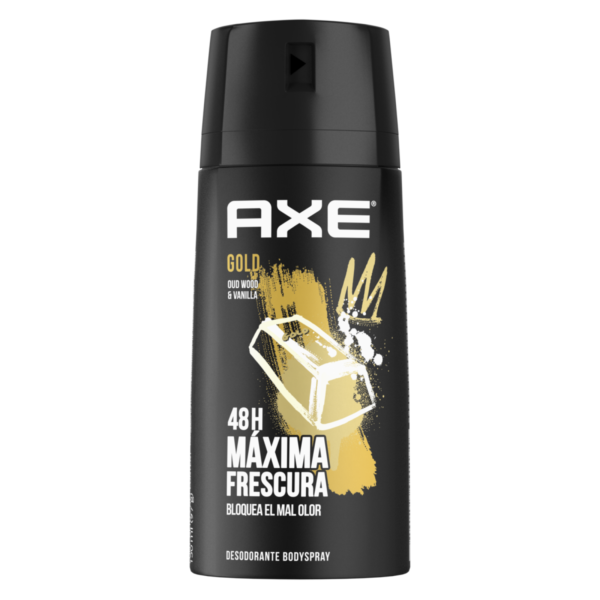 Axe Deodorant Body Spray Gold - 5.0oz/150ml/6pk