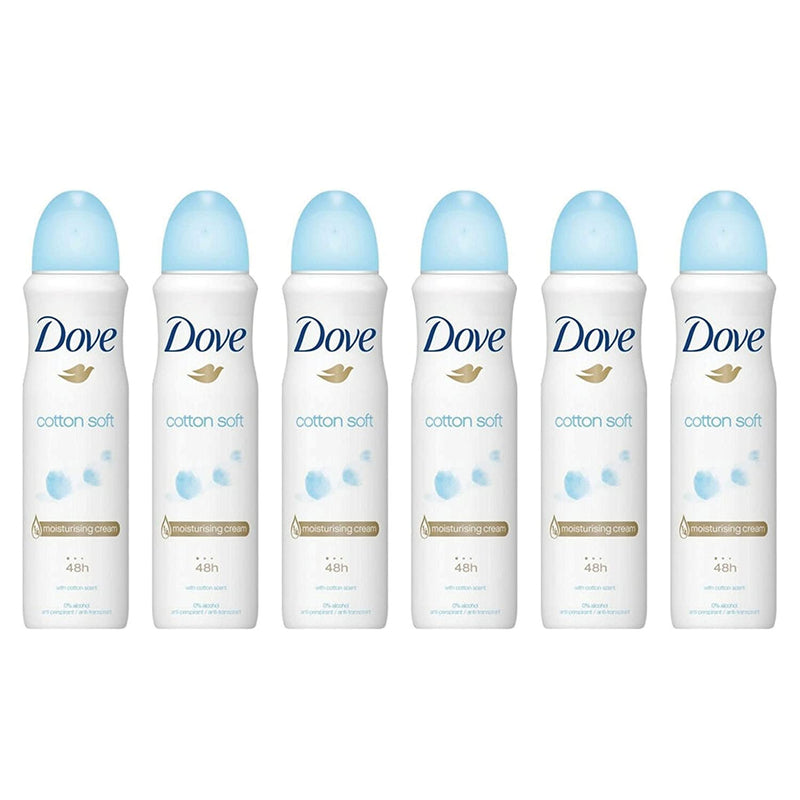 Dove DEO Spray Cotton Soft - 150ML/6pk