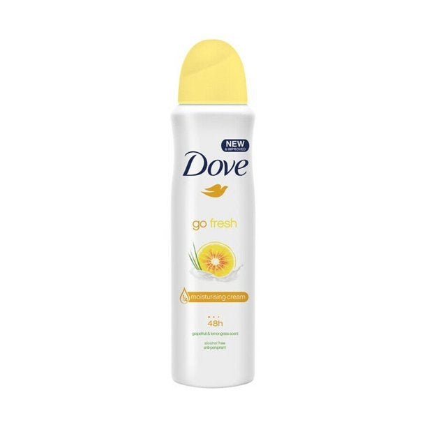 Dove DEO Spray Grapefruit & Lemongrass - 150ML/6pk