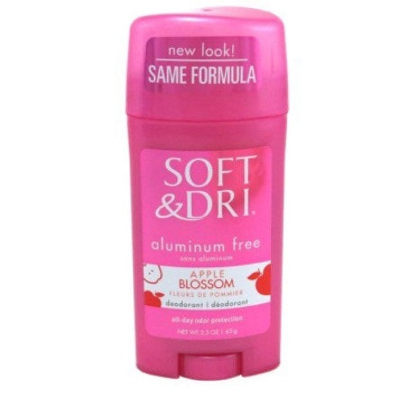 Soft & Dri Aluminum Free Deodorant Apple Blossom - 2.3oz/12pk