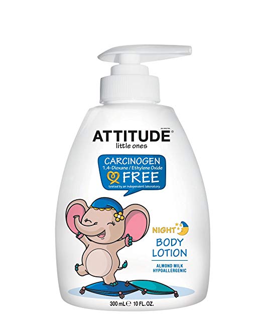 Attitude Little Ones Body Lotion Night - Almond Milk - 10oz/6pk